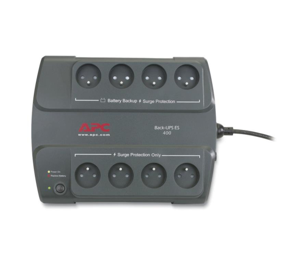 APC Back-UPS ES (400VA/240W, 8xPL, 1,8m) - 27382 - zdjęcie 2